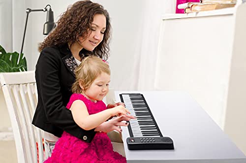 Piano portátil enrollable Lujex de 61 teclas con teclado de - Imagen 3