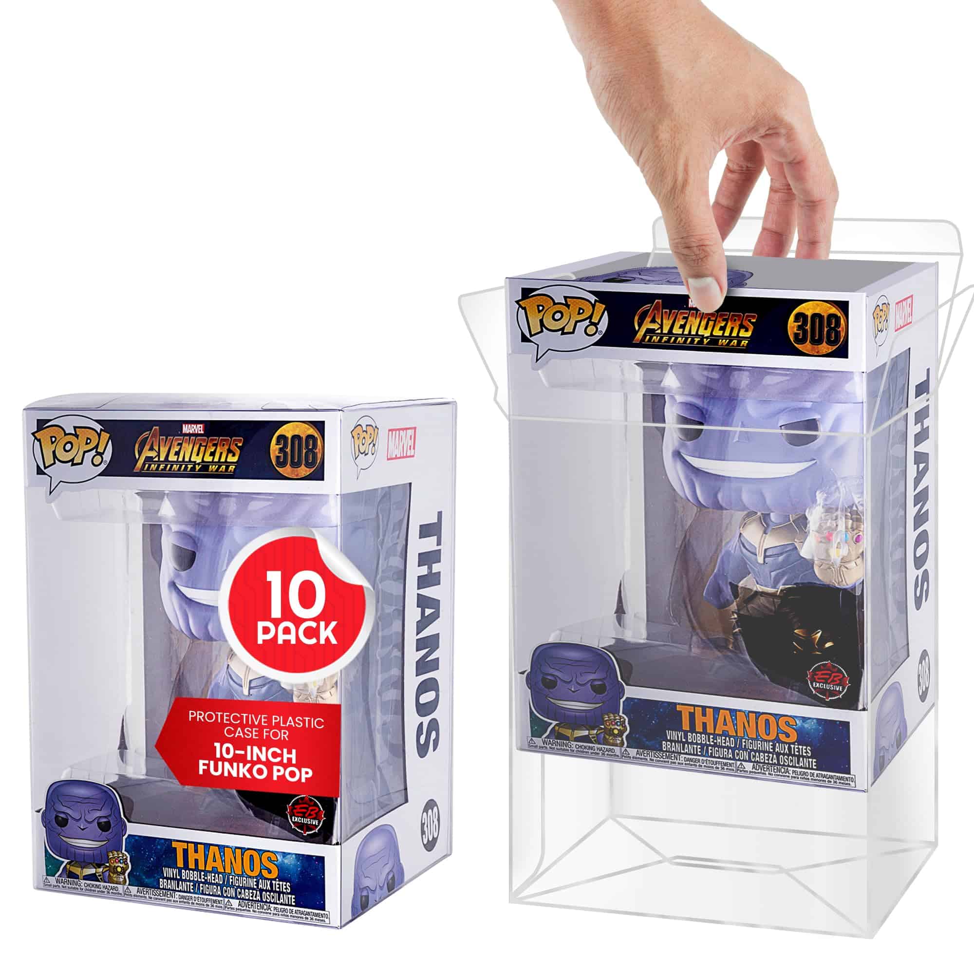 Protector de Pop de 10 pulgadas para figuras Funko Pop de