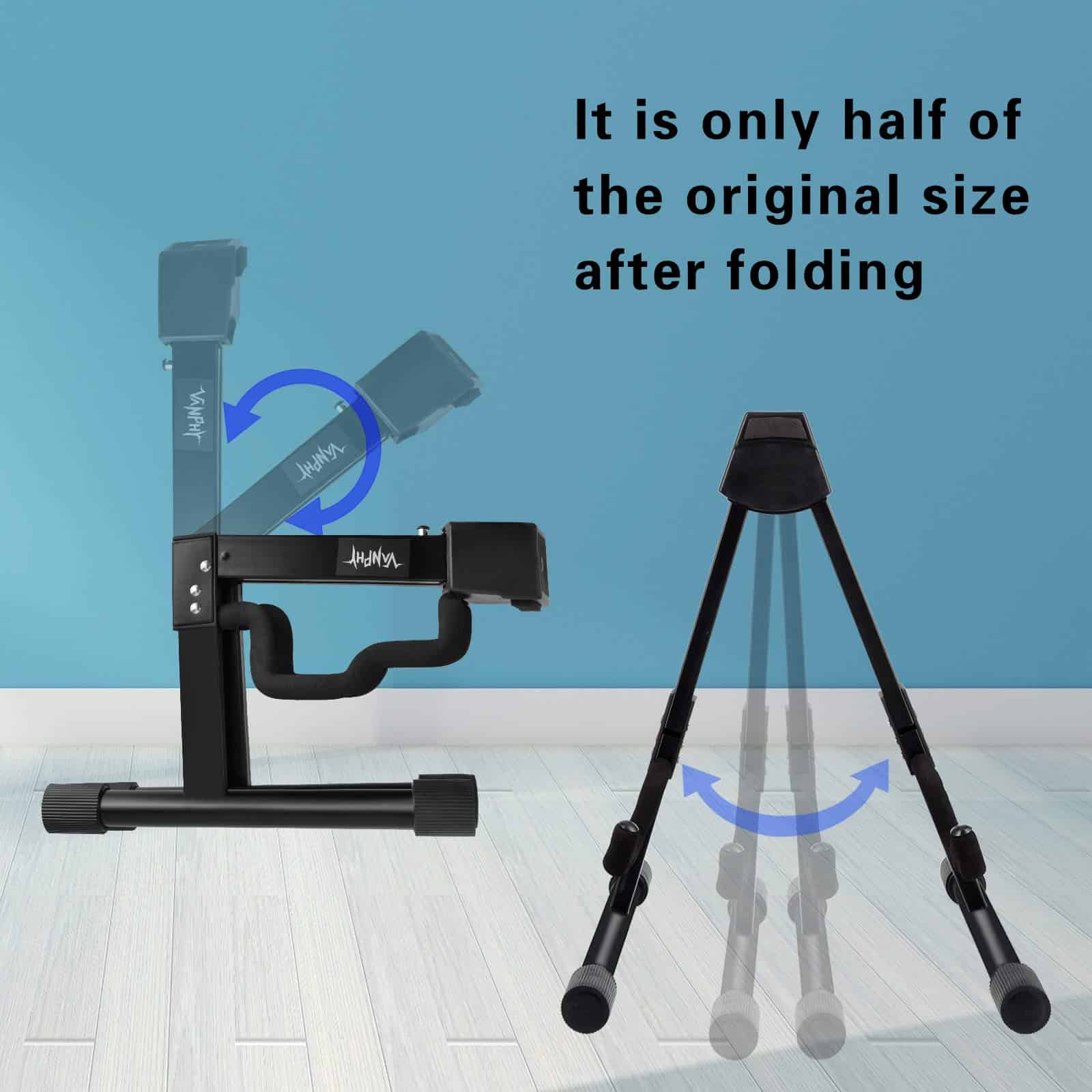 Soporte de Guitarra Plegable VANPHY, Soporte A-Frame - Imagen 4