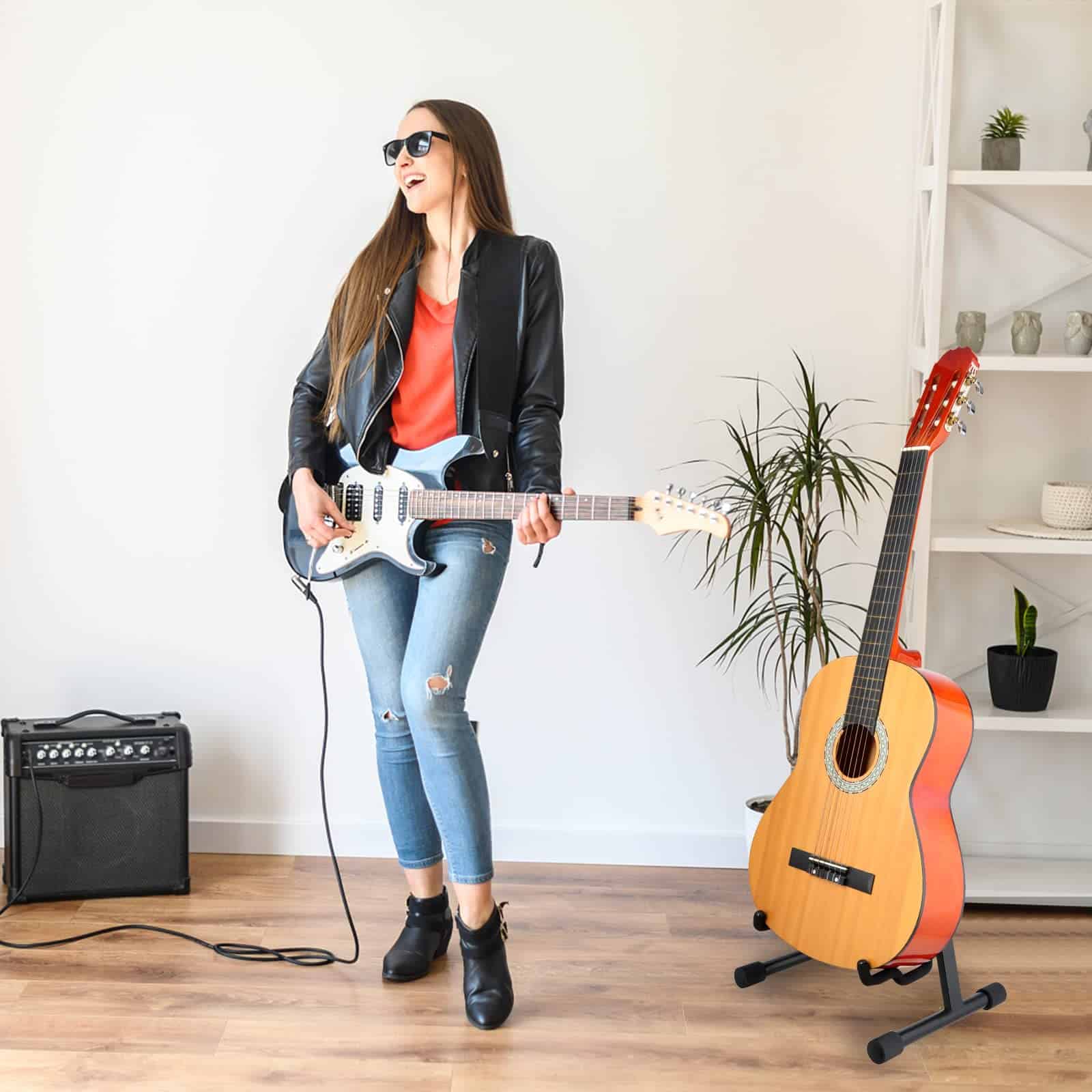 Soporte de Guitarra Plegable VANPHY, Soporte A-Frame - Imagen 8