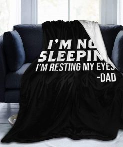 Manta de Micro Fleece Ultra Suave I'm Not Sleeping con