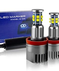 APMAT H8 LED Angel Eyes Halo Bulb Light Compatible para BMW