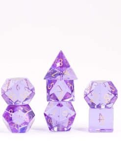 Set de dados de DND FanRoll de Metallic Dice Games 16mm de