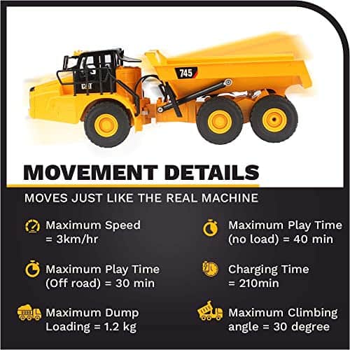 Camión Articulado CAT 745 de Diecast Masters | Camión - Imagen 5