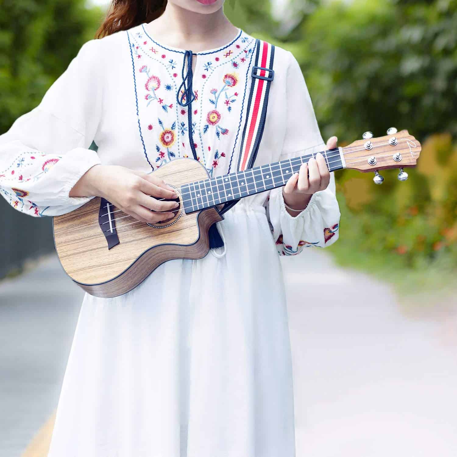 Ranch Ukelele de Concierto 23 pulgadas Profesional Aprende - Imagen 7