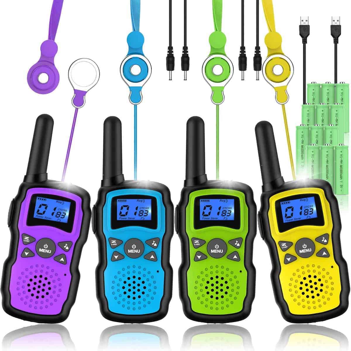 Walkie Talkies para Niños y Adultos Wishouse Recargables