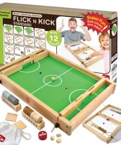 Flick n Kick: Juegos de Mesa de Madera Reversibles