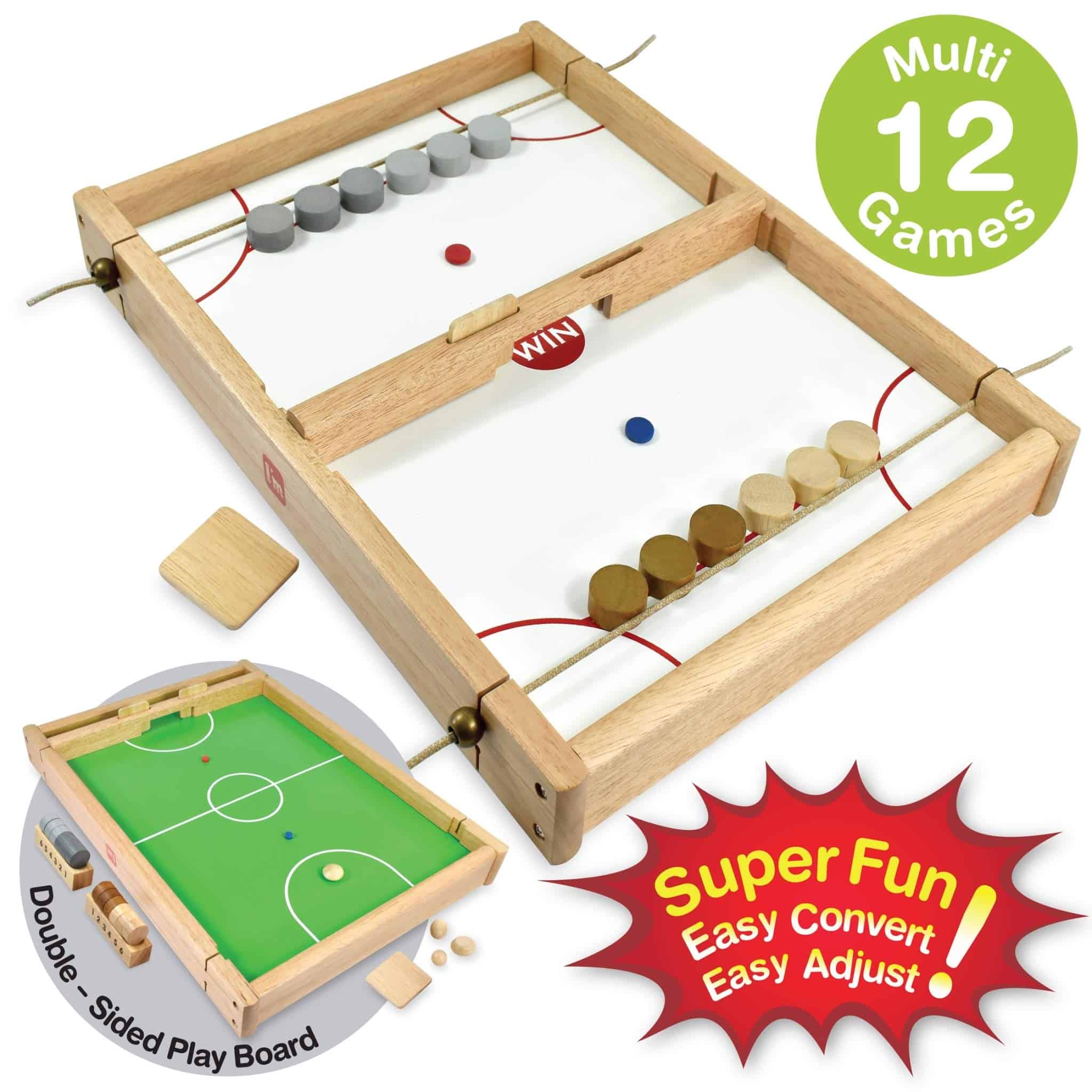Flick n Kick: Juegos de Mesa de Madera Reversibles - Imagen 6