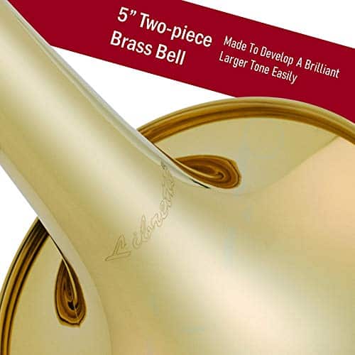 Trompeta en Si Bemol Libretto de laca dorada, tubo de - Imagen 10