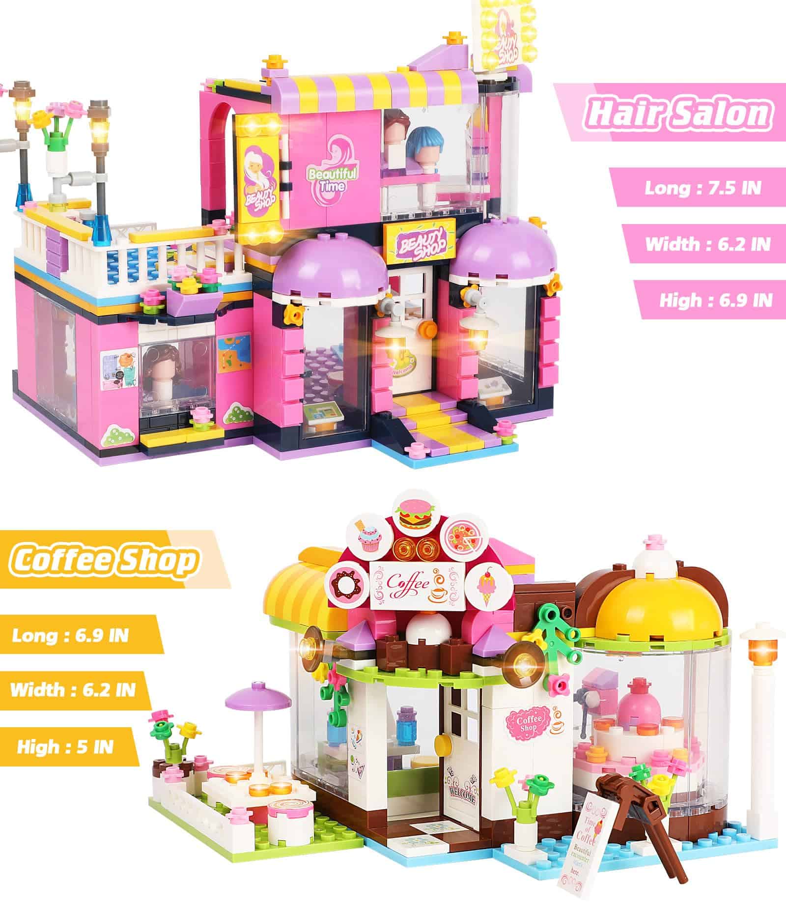 Kit de Construcción Friends Hair Salon Coffee House, Set de - Imagen 7