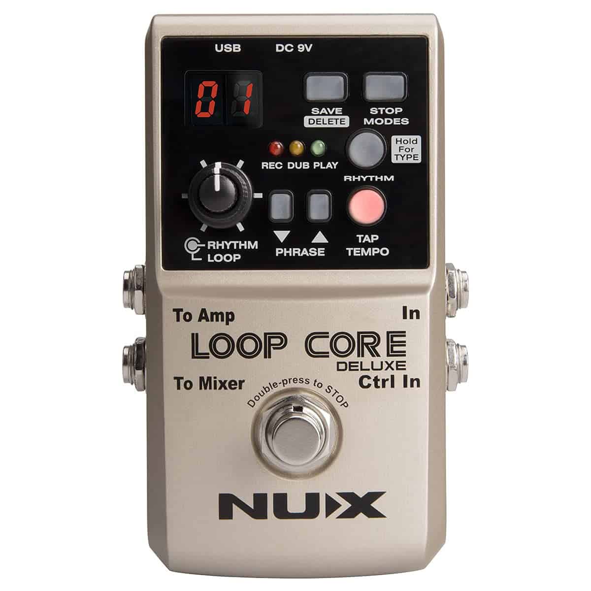 Pedal de Looper NUX Loop Core Deluxe 24-Bit