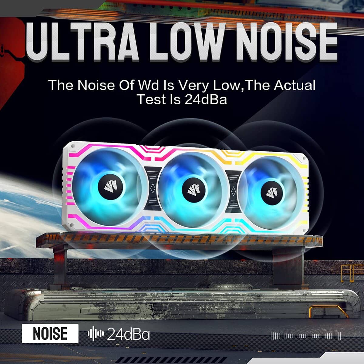 Asiahorse Matrix-White 56 LED RGB direccionables 360MM Todo - Imagen 7