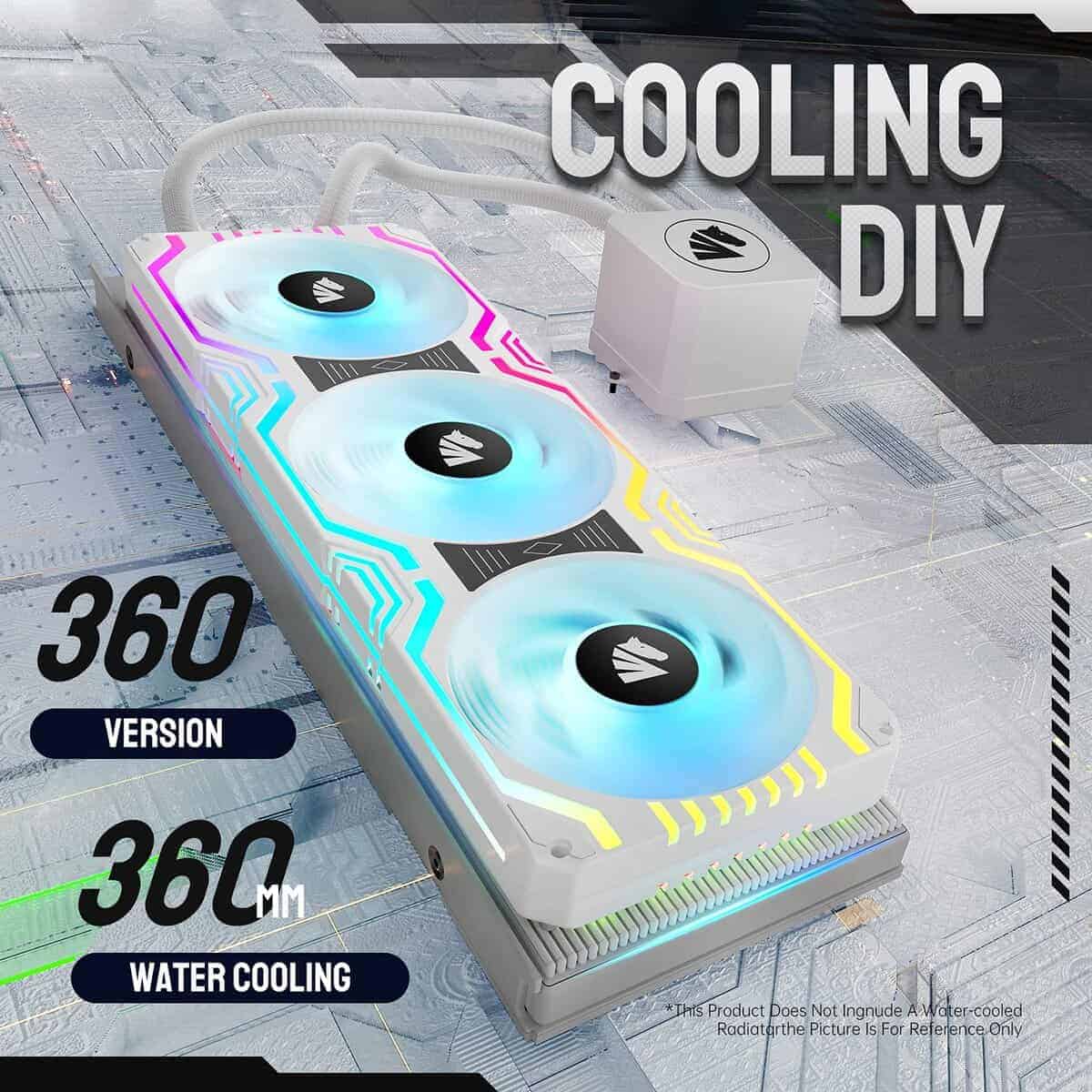 Asiahorse Matrix-White 56 LED RGB direccionables 360MM Todo - Imagen 5