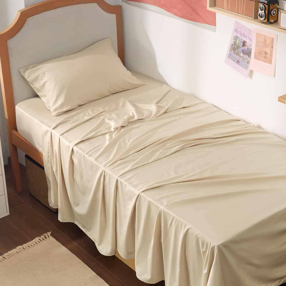 Juego de sábanas para cama individual XL Bedsure, sábanas