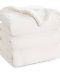 Mantas de Sherpa de Felpa Bedsure Tamaño Queen para Cama -