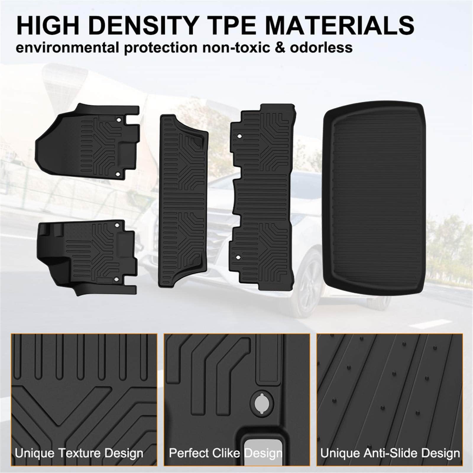 KIWI MASTER Juego de tapetes y tapete para maletero para - Imagen 4