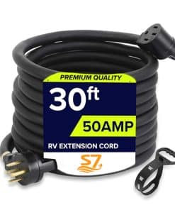Cable de extensión para RV/EV de 30 pies y 50 amperios para