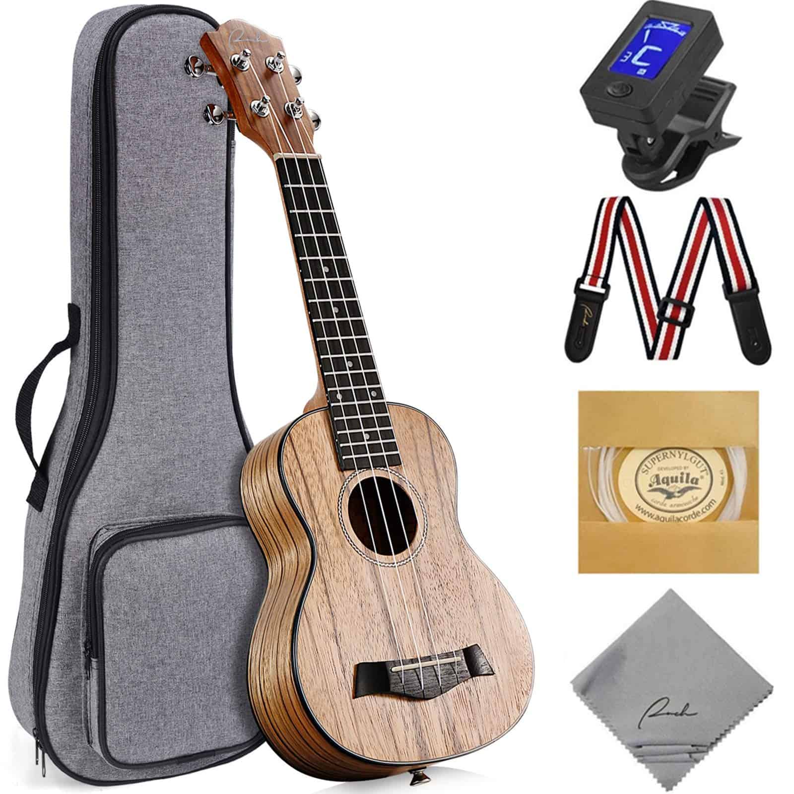 Ukelele Soprano Ranch de 21 pulgadas Aprende a Tocar