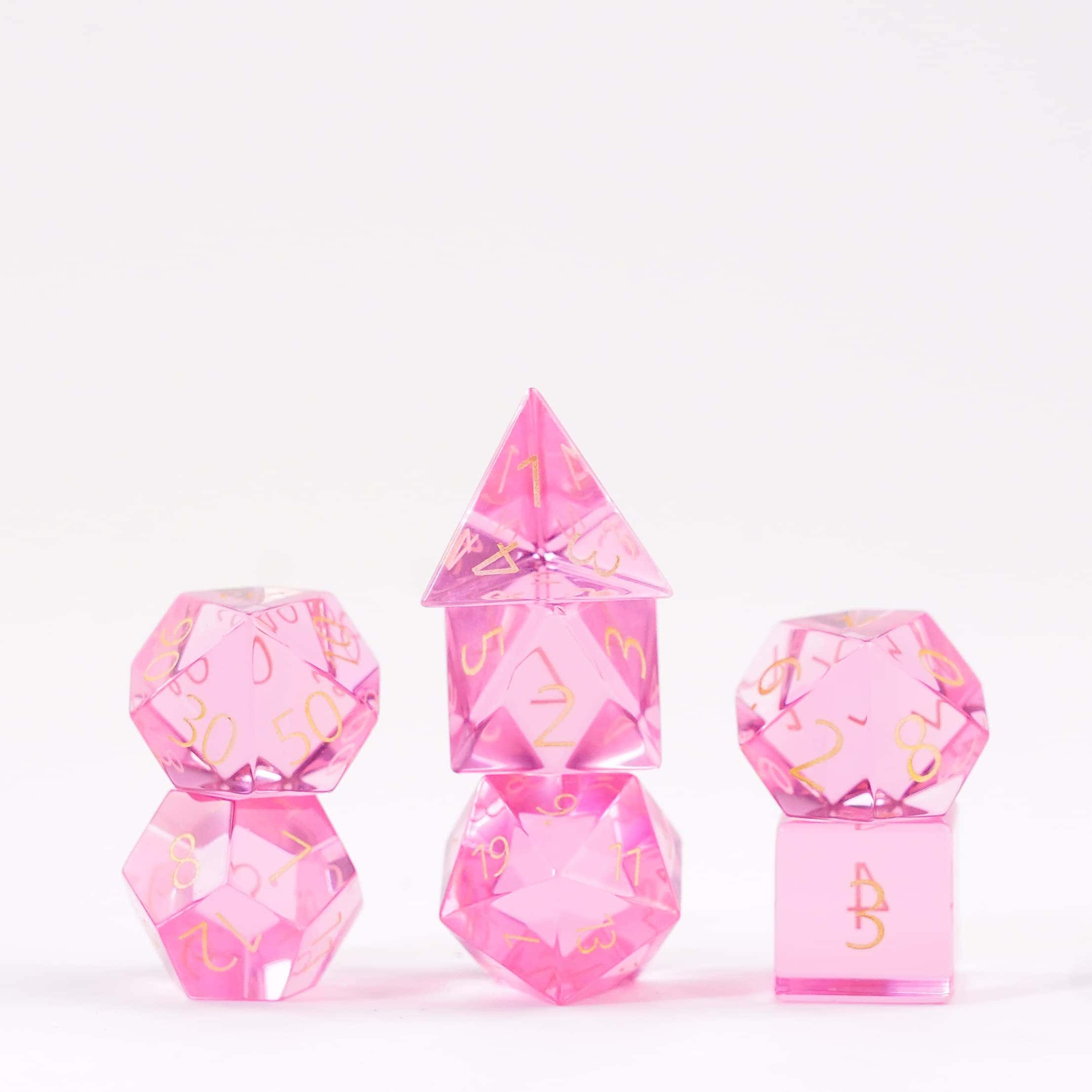 Set de dados de poliédricos FanRoll de -Grabado de Octubre d