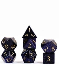 Set de dados DND FanRoll de Metallic Dice Games de 16 mm: