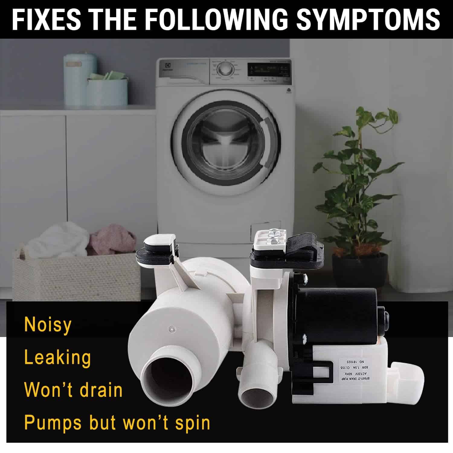 Bomba de Drenaje para Lavadora W10130913 de Lifetime by - Imagen 7