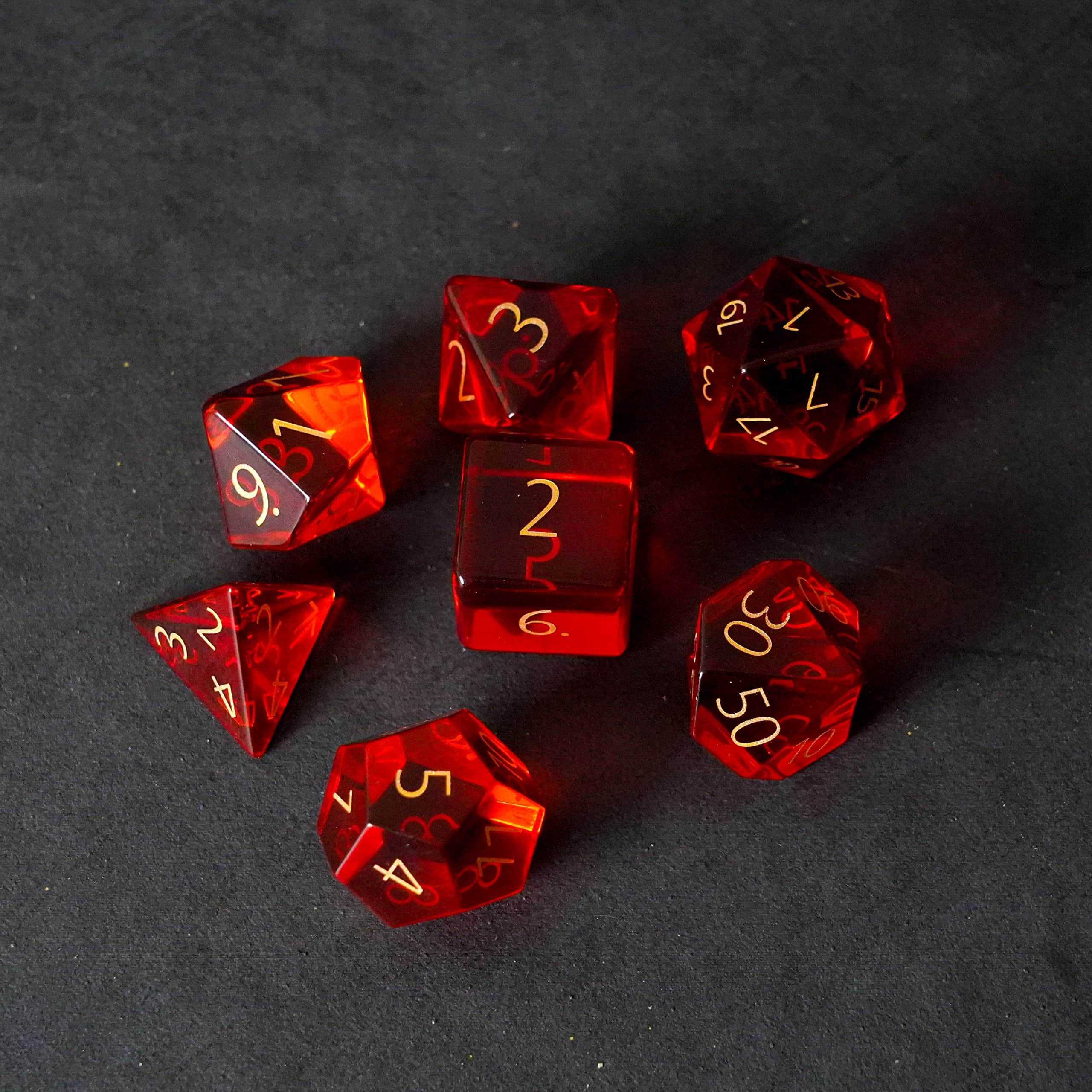 Set de dados de DND de 16mm de FanRoll by Metallic Dice - Imagen 6