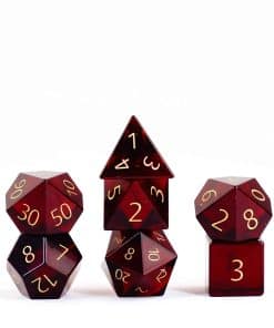 Conjunto de dados de poliédrico FanRoll by Metallic Dice