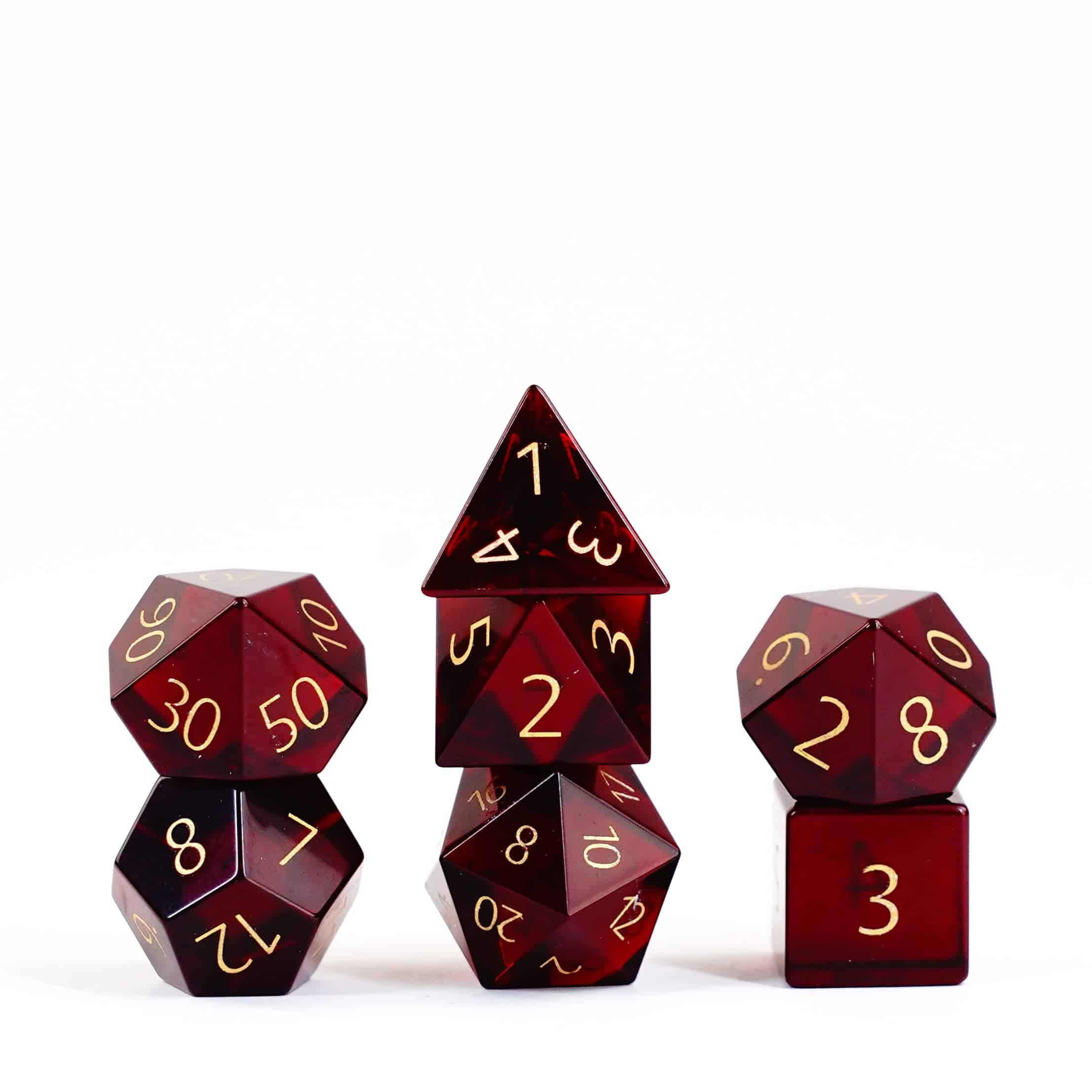 Conjunto de dados de poliédrico FanRoll by Metallic Dice