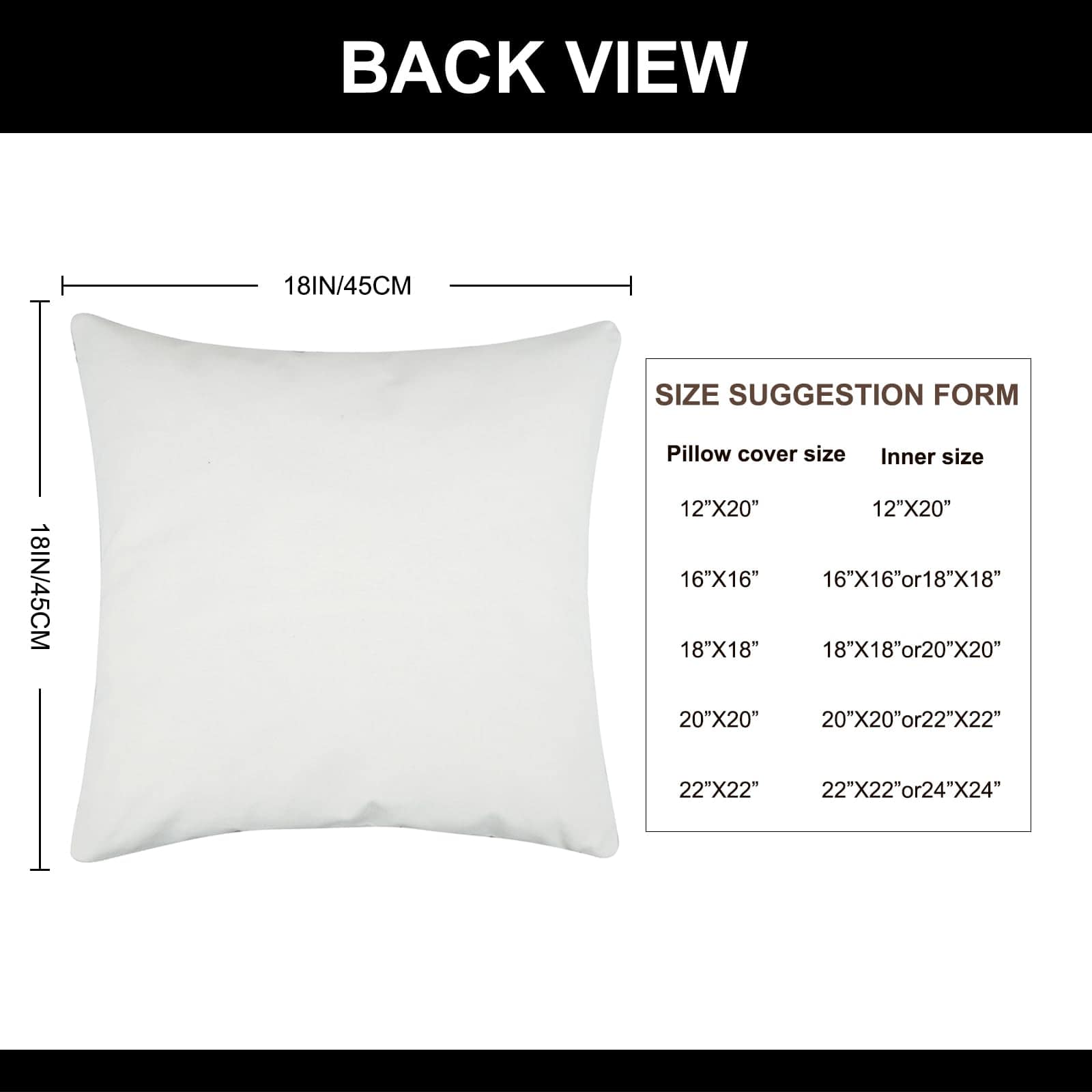 Juego de 4 Fundas de Cojín Decorativas 18x18 Pulgadas Cuero - Imagen 6