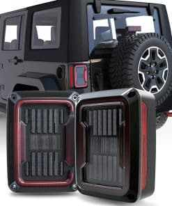Luces Traseras LED GXENOGO Compatibles con Jeep Wrangler JK