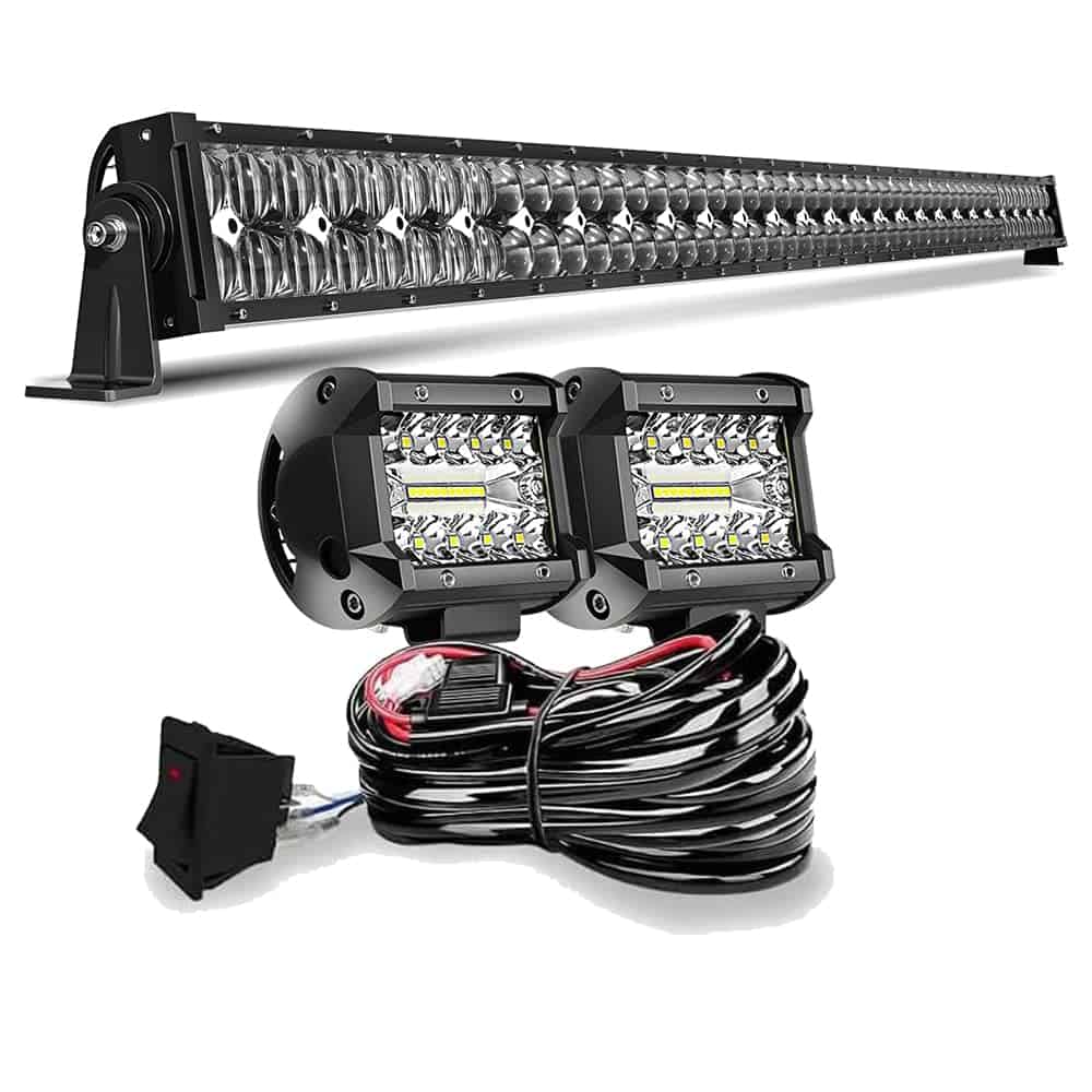Barra de luz LED DOT 5D de 52 pulgadas 300W + 2X 4 pulgadas