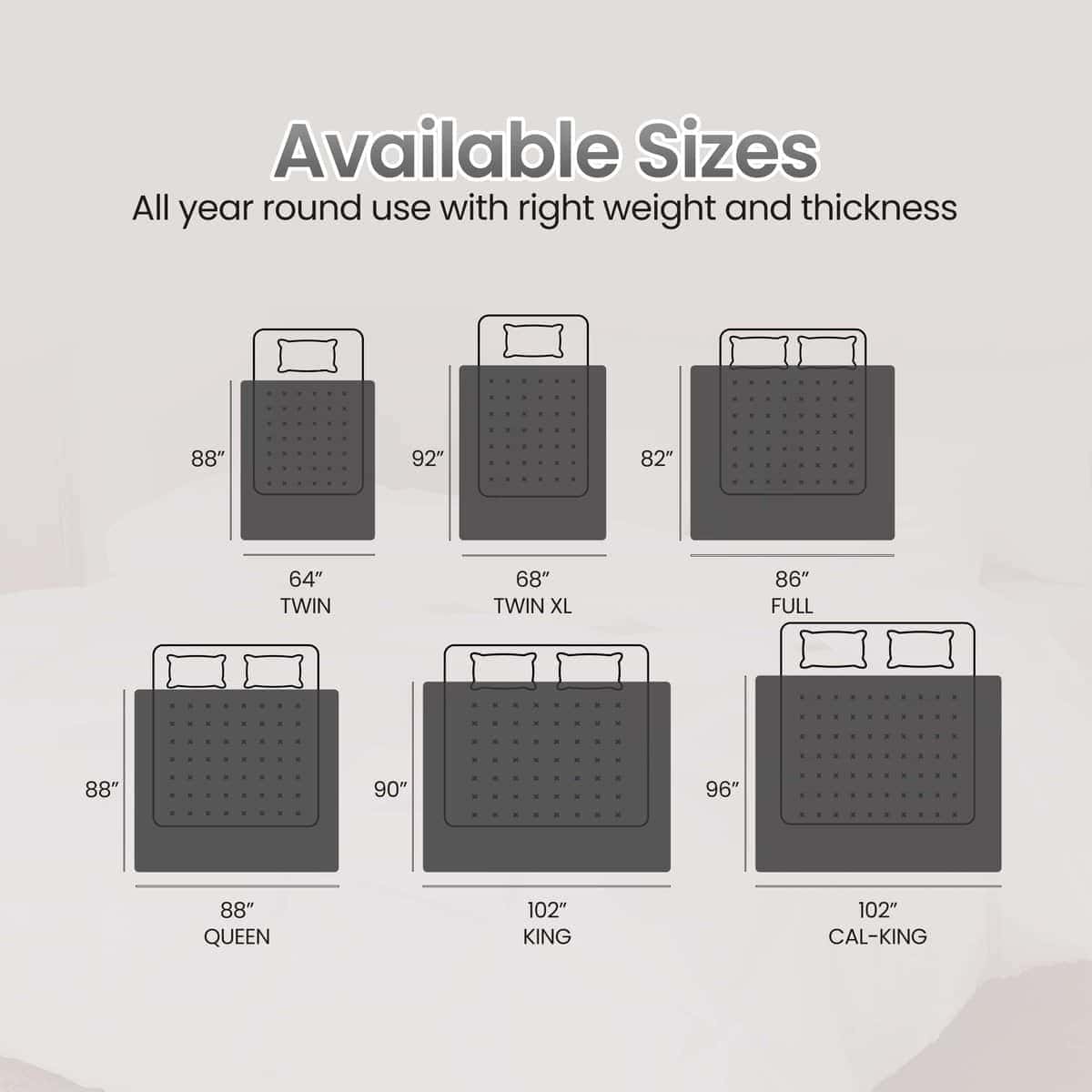 Edredón de Confort Utopia Bedding, Relleno de Edredón - Imagen 9