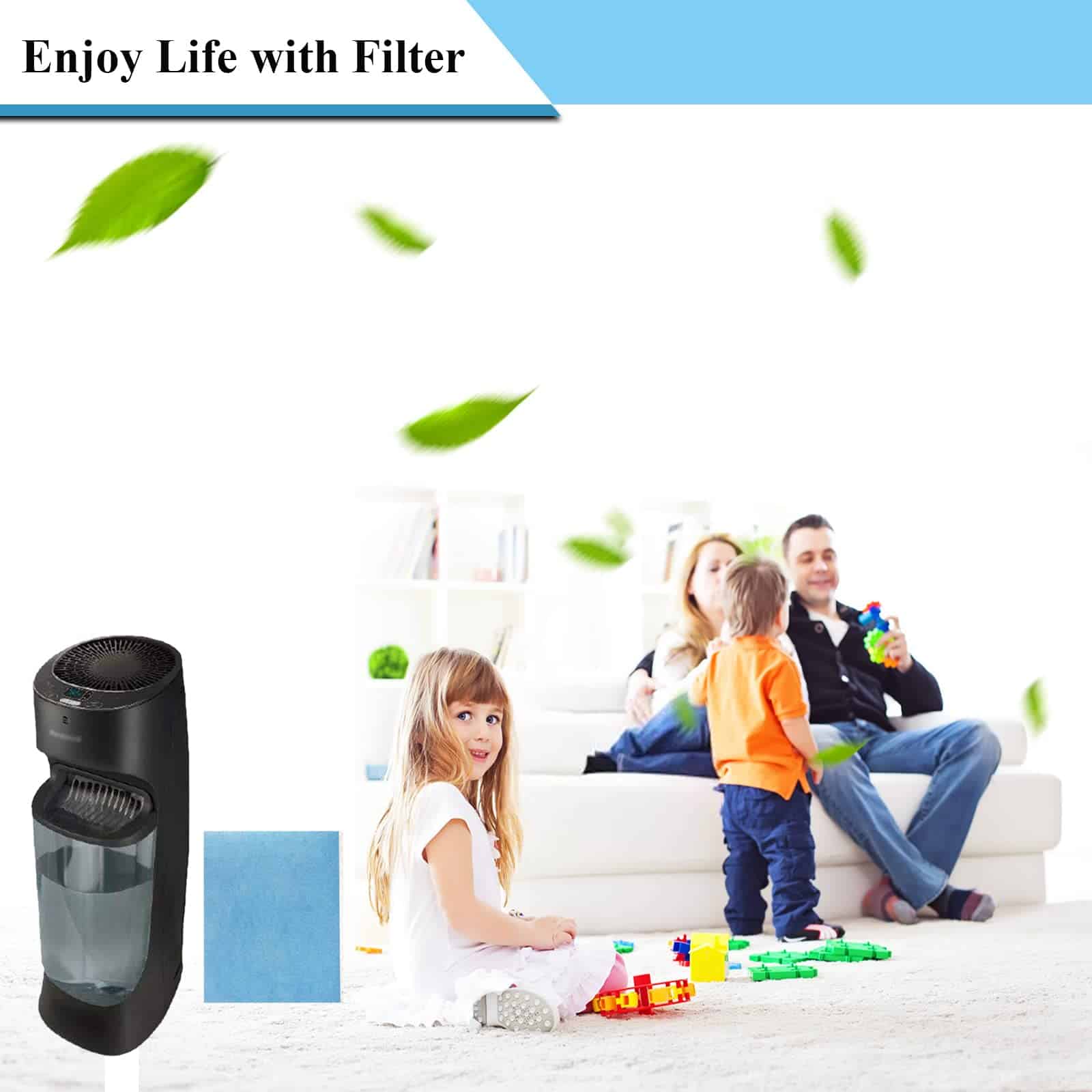 Filtro de Humidificador de Repuesto Gxcdizx 6 Pack HFT600 - Imagen 7