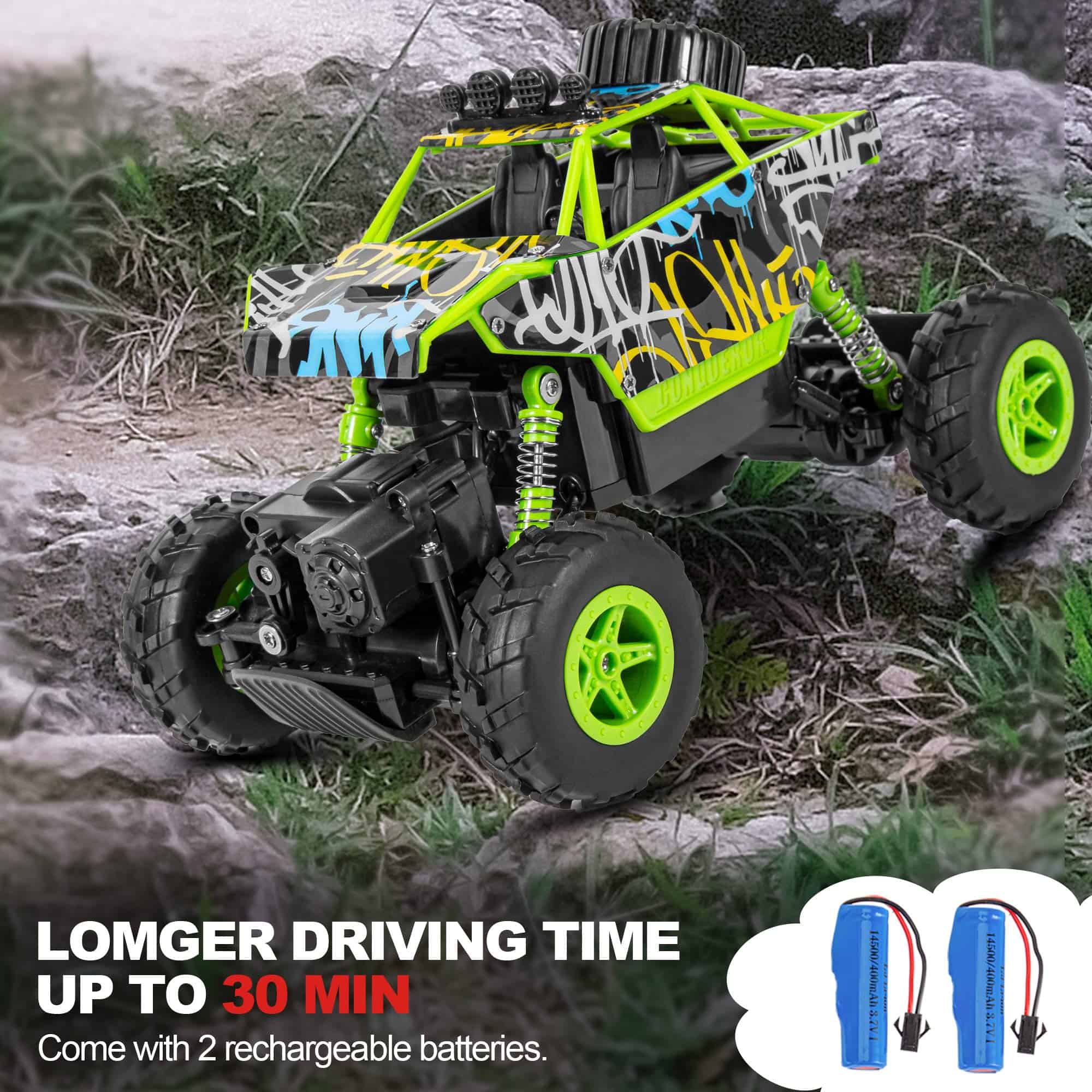 Carro teledirigido 2PACK para niños y niñas, Coche de - Imagen 5