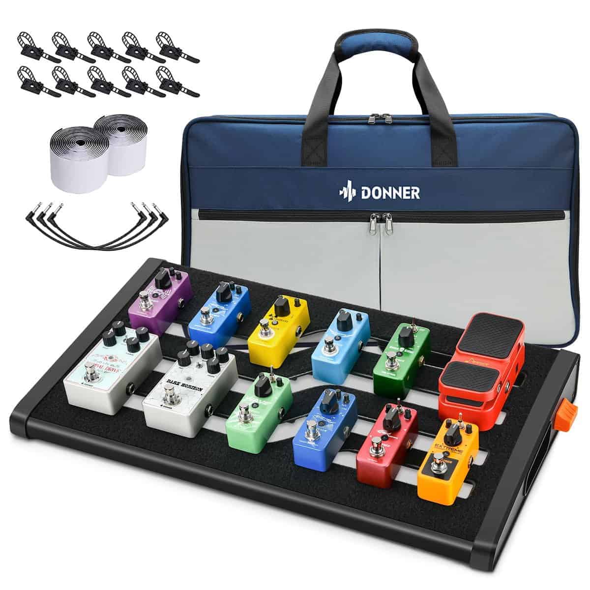 Pedalera de Efectos para Guitarra Donner, DB-S300 Juego de