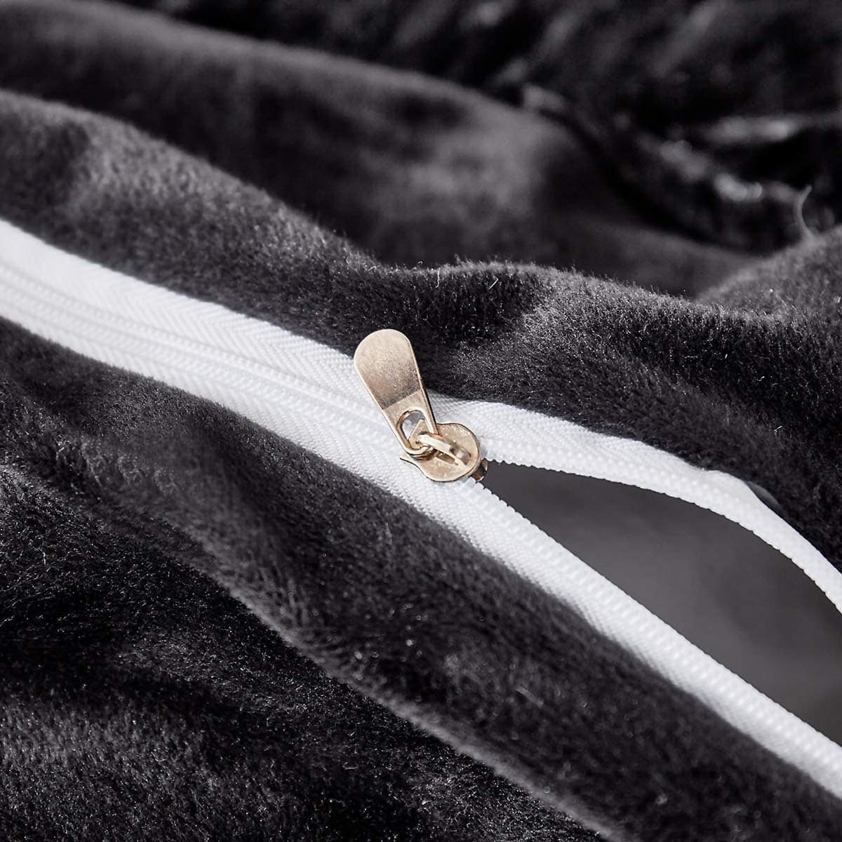 JAUXIO Juego de Ropa de Cama de Lujo de Pelo Sintético - Imagen 6