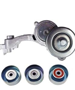 Tensor de Correa de Transmisión y 3 Poleas de Repuesto para