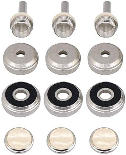 Kit de Reparación de Trompeta Jiayouy Botones -Plata - Imagen 5
