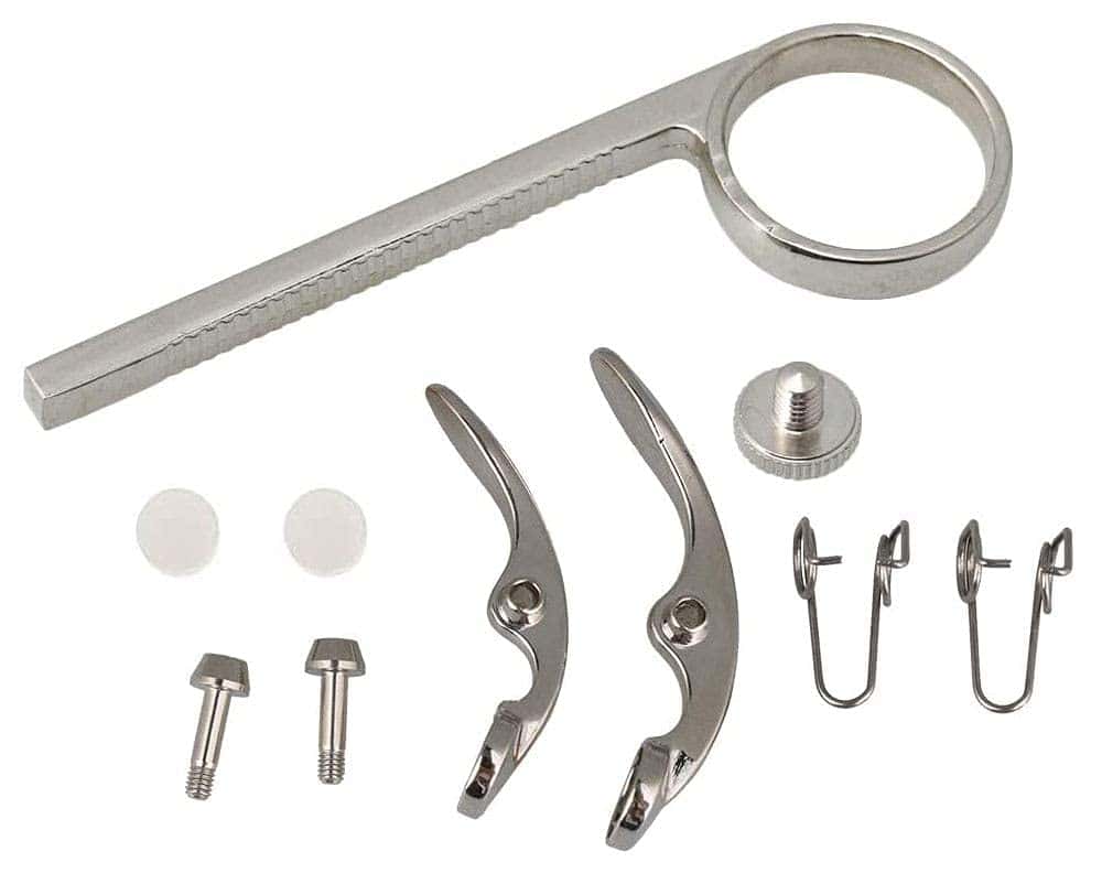 Kit de Reparación de Trompeta Jiayouy Botones -Plata - Imagen 4