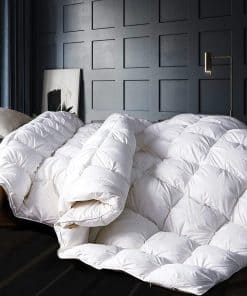 Edredón Alanzimo de plumón blanco de ganso 50% lujoso para