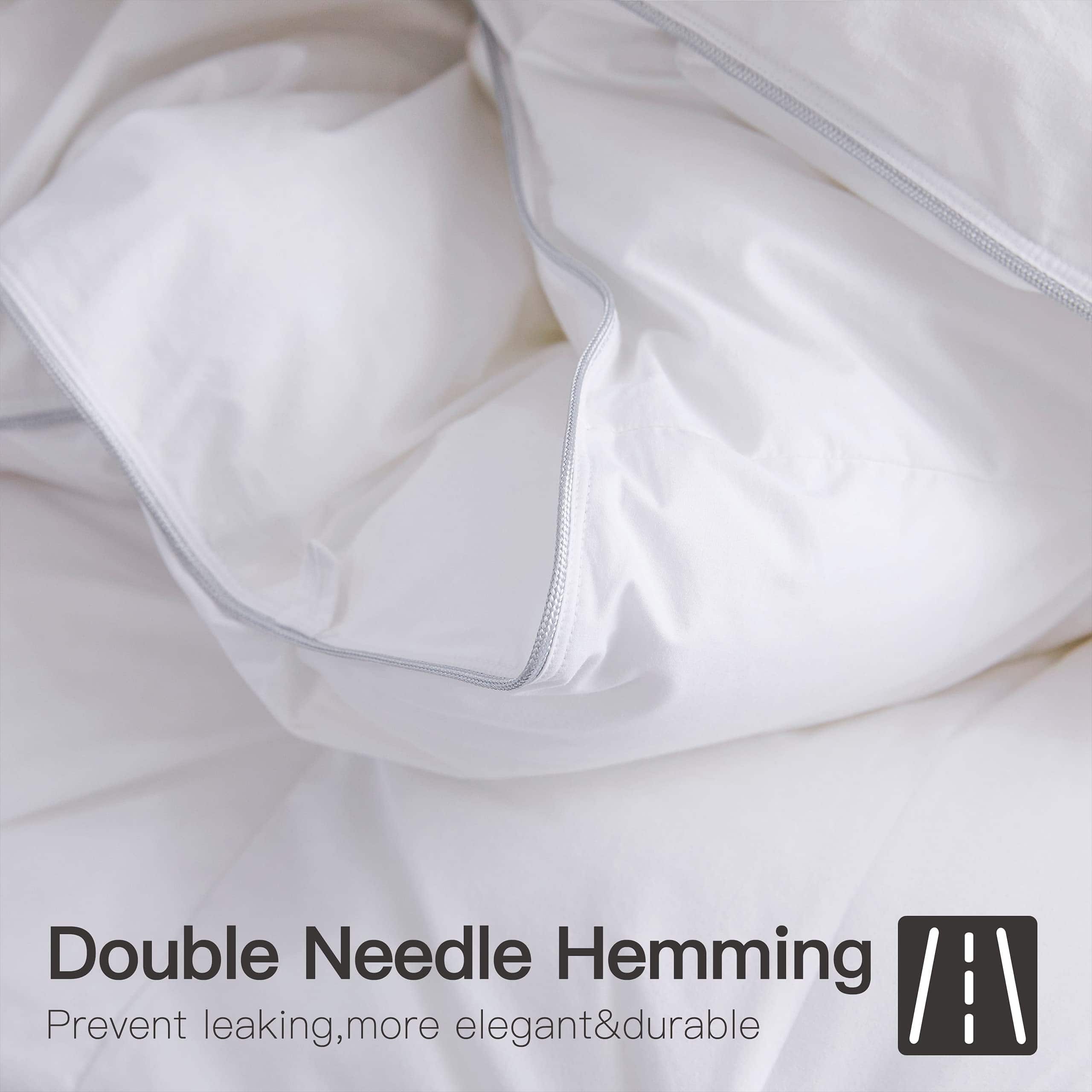 Edredón Alanzimo de plumón blanco de ganso 50% lujoso para - Imagen 7