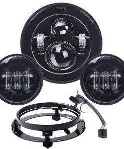 Kit de Faros Delanteros LED de 7 Pulgadas para Motocicleta