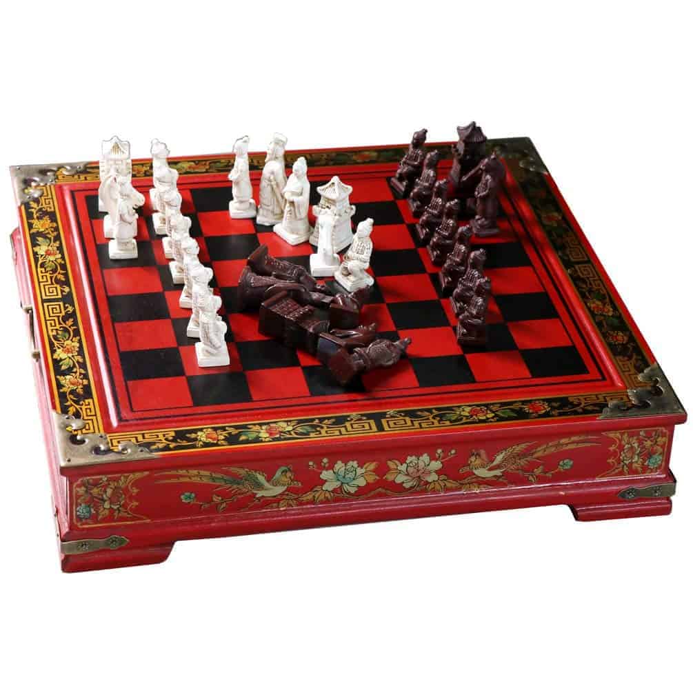 Juego de Ajedrez de Madera Único de 15 Pulgadas, Juego de - Imagen 5