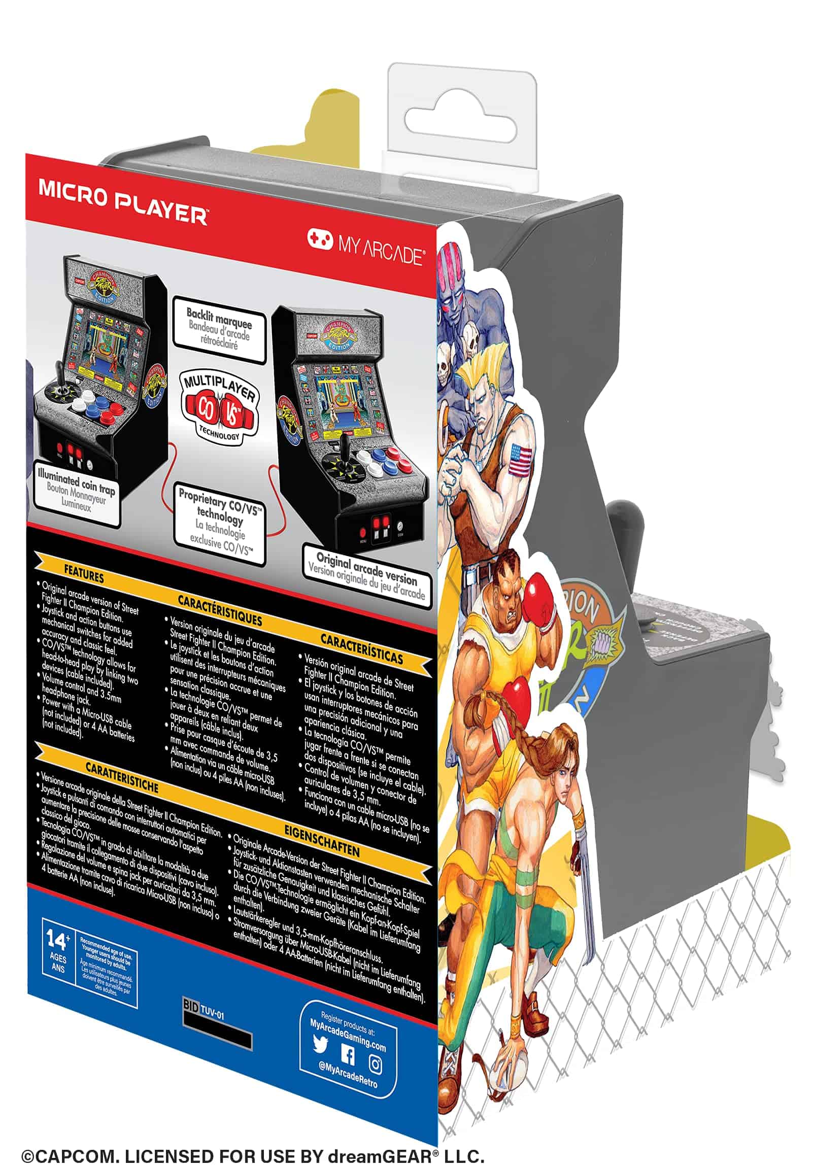 Consola de Juego My Arcade Street Fighter 2 Champion - Imagen 10