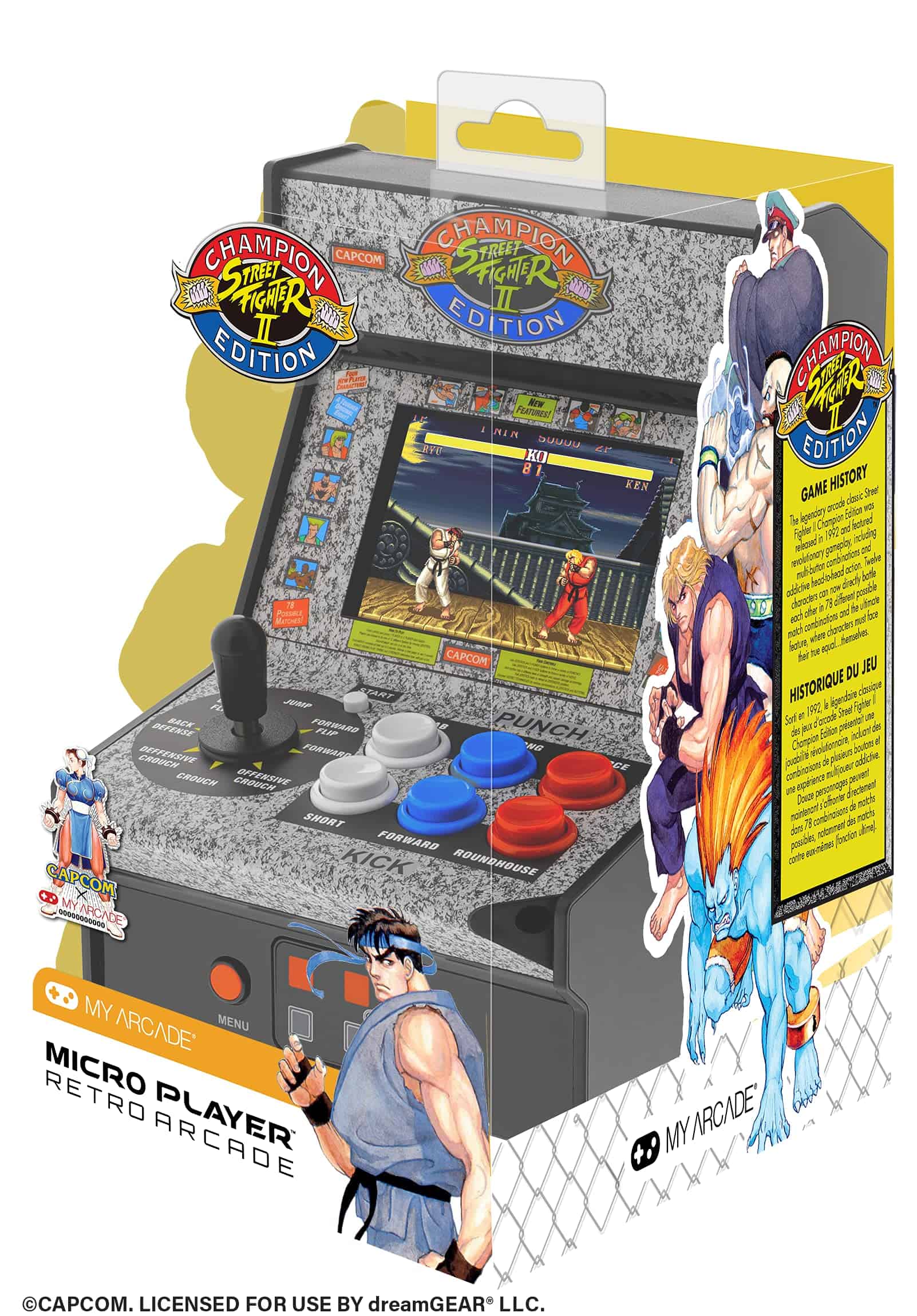 Consola de Juego My Arcade Street Fighter 2 Champion - Imagen 9