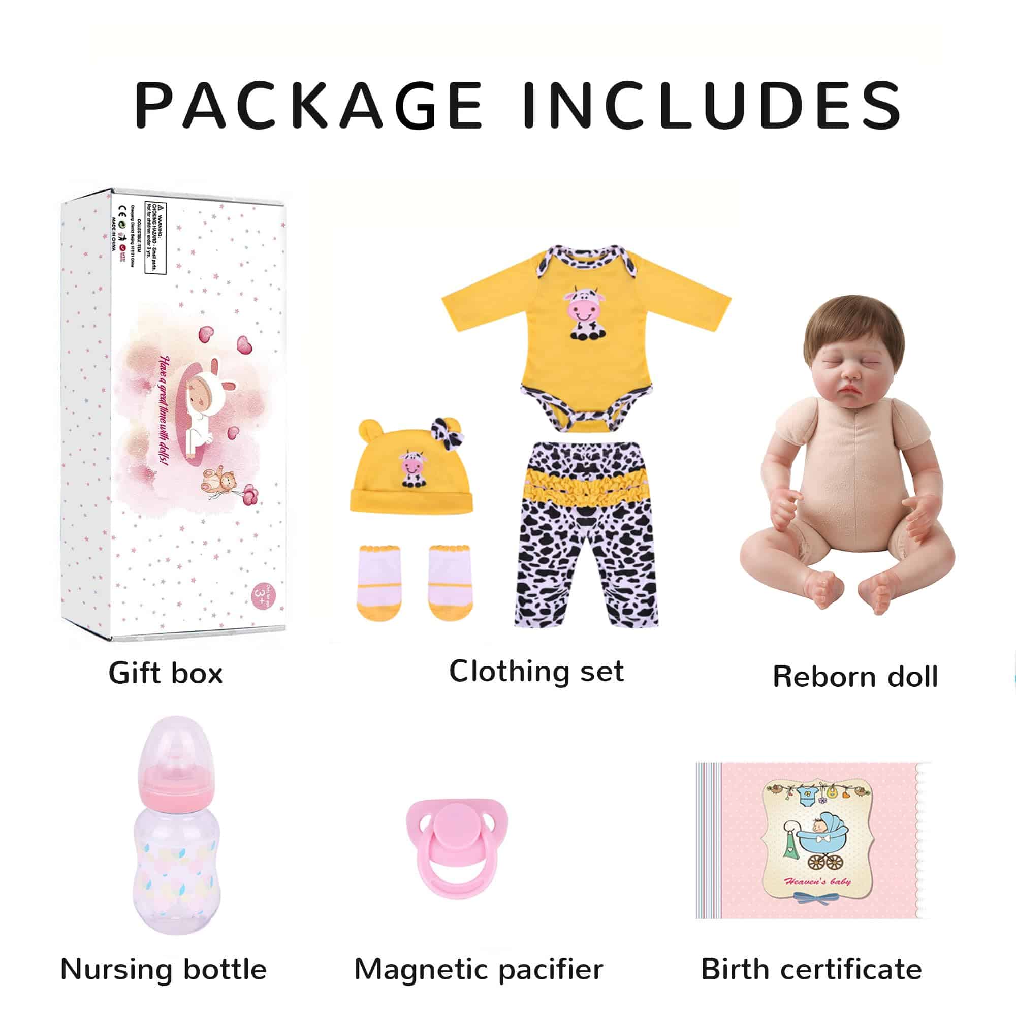 Muñecas Realistas CHAREX de 22 Pulgadas con Cuerpo Blandito - Imagen 7