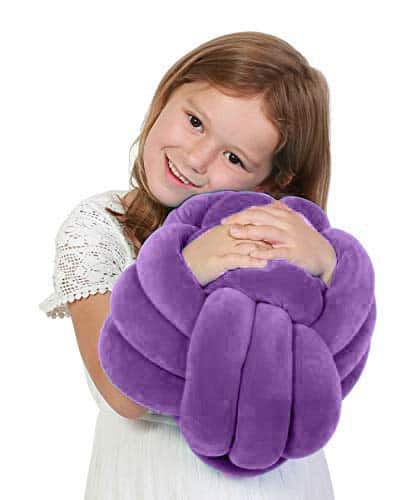 Pelota Sensorial de Peluche Lila de 10� Playlearn -