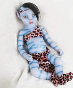 Muñeco de Bebé de Silicona Completa de 20 pulgadas con Ojos