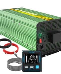 Inversor de Corriente EDECOA 3000 Vatios DC 12V a AC 110V