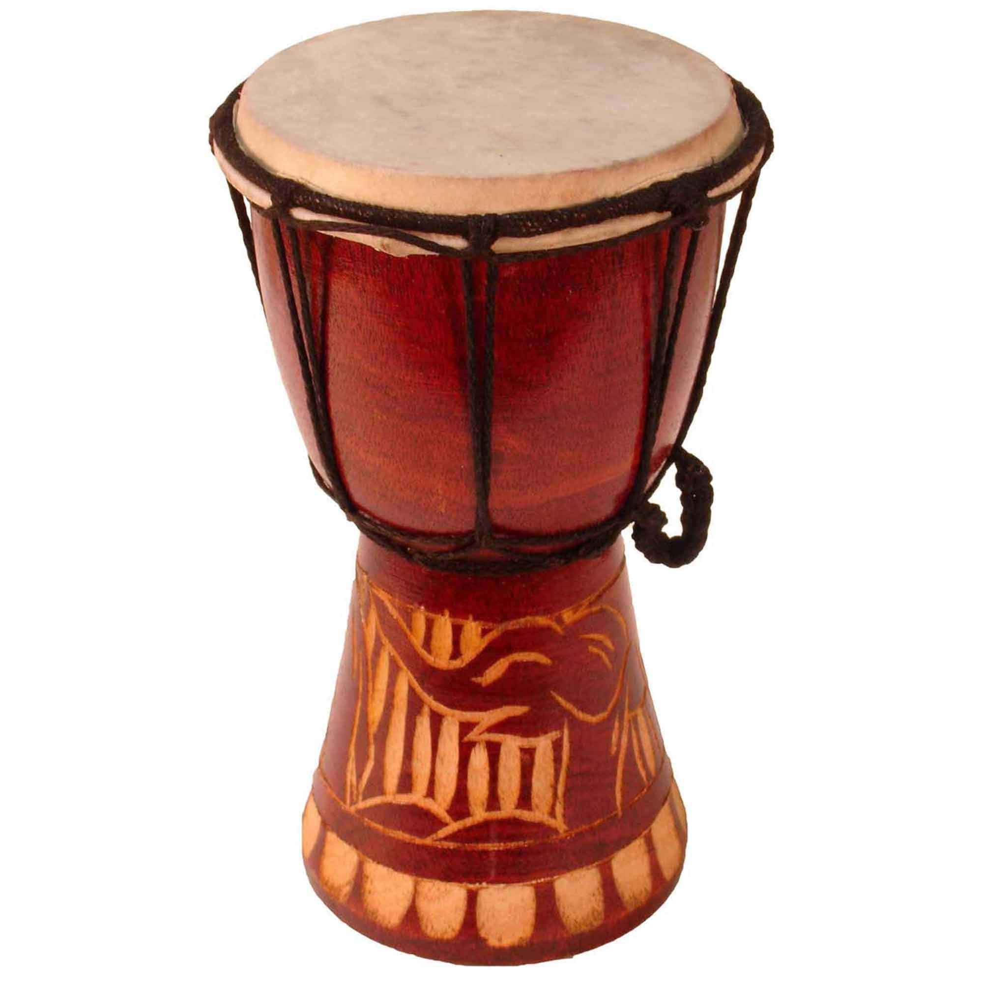Djembe Drum Tallado Bongó Inspirado en África, También una